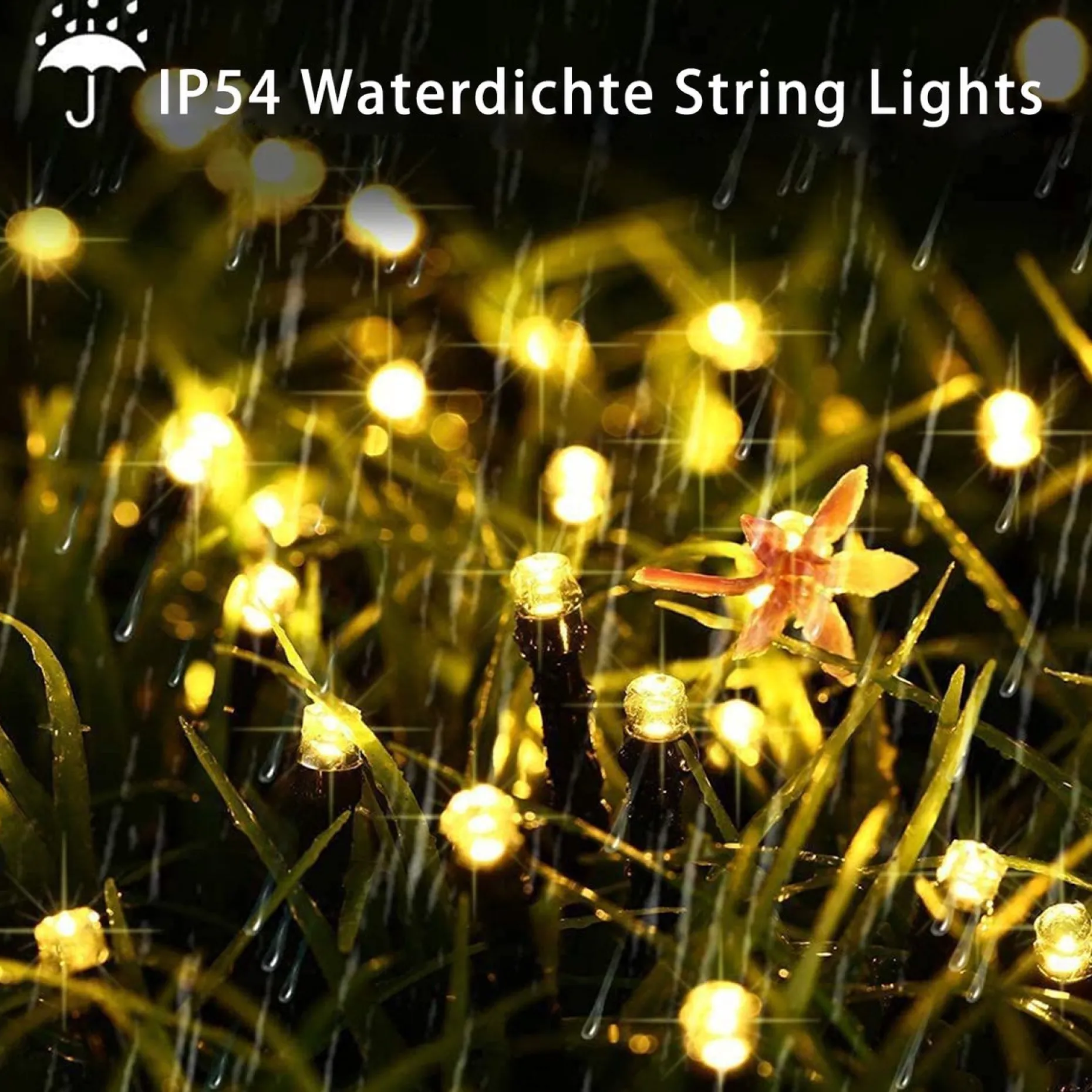 AGM Kerstlichtsnoeren^ Lichtsnoer Buiten En Binnen - 30 Meter - 300 Led - Met Usb Stekker En Afstandbediening - Sfeerverlichting - Lichtslinger - Lampjes Slinger - Fairy Lights - Kerstversiering - Kerstboom Verlichting - Ip54