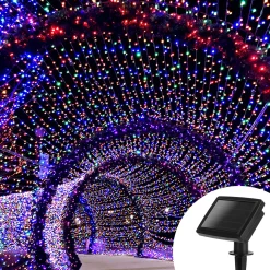 Aigostar Kerstlichtsnoeren^ 10Vrf Kerstboomverlichting - Tuinverlichting - Energie Lichtsnoer - Partyverlichting - 100 Leds - Kerstverlichting Buiten - Lichtsnoeren - Meerdere Kleuren - 11.9M - Ip44