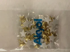 Akyol - Kerstversiering - Kerstster - Gouden Sterren - Goud- Versiering - Sterren - 50 Stuks - Feestdagen - Decoratie - Kerstversiering - Kerst Decoratie - Tafel Decoratie Kerst - Kerst Cheap