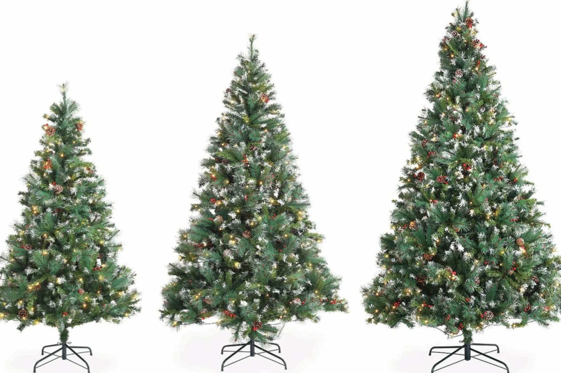 Aliceu0027s Garden Kunstkerstbomen^Alice's Garden - Deluxe Kunstkerstboom Fringant | 240 Cm| Incl. Verlichting, Decoraties En Voet