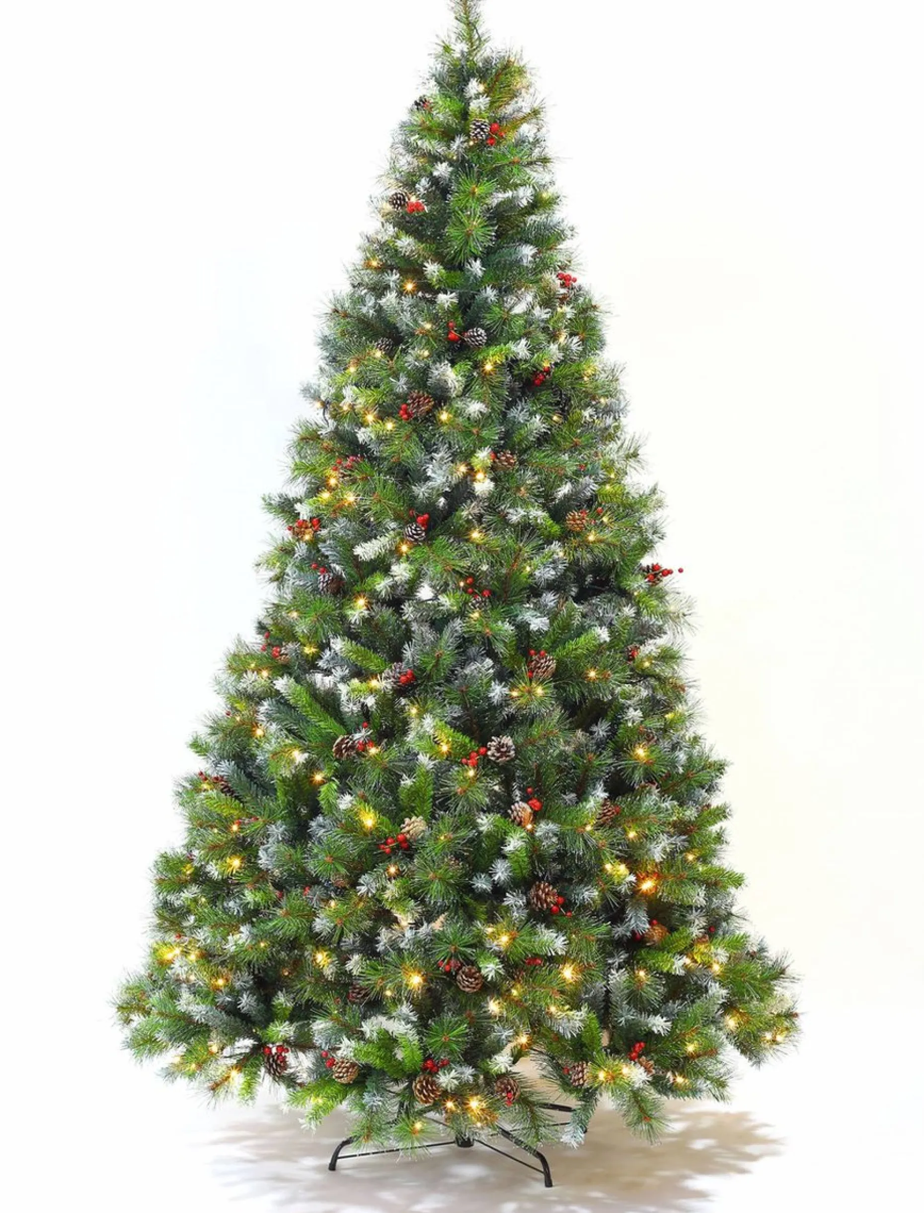 Aliceu0027s Garden Kunstkerstbomen^Alice's Garden - Deluxe Kunstkerstboom Fringant | 240 Cm| Incl. Verlichting, Decoraties En Voet