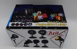 Ariko Kerstlasers^ Led Lichteffect Projector - Sneeuwvlokken - Outdoor Ip44 Ip65 - Metaal - Kantelbaar - In Hoogte Verstelbaar (Bij Installatie) - Netstroom