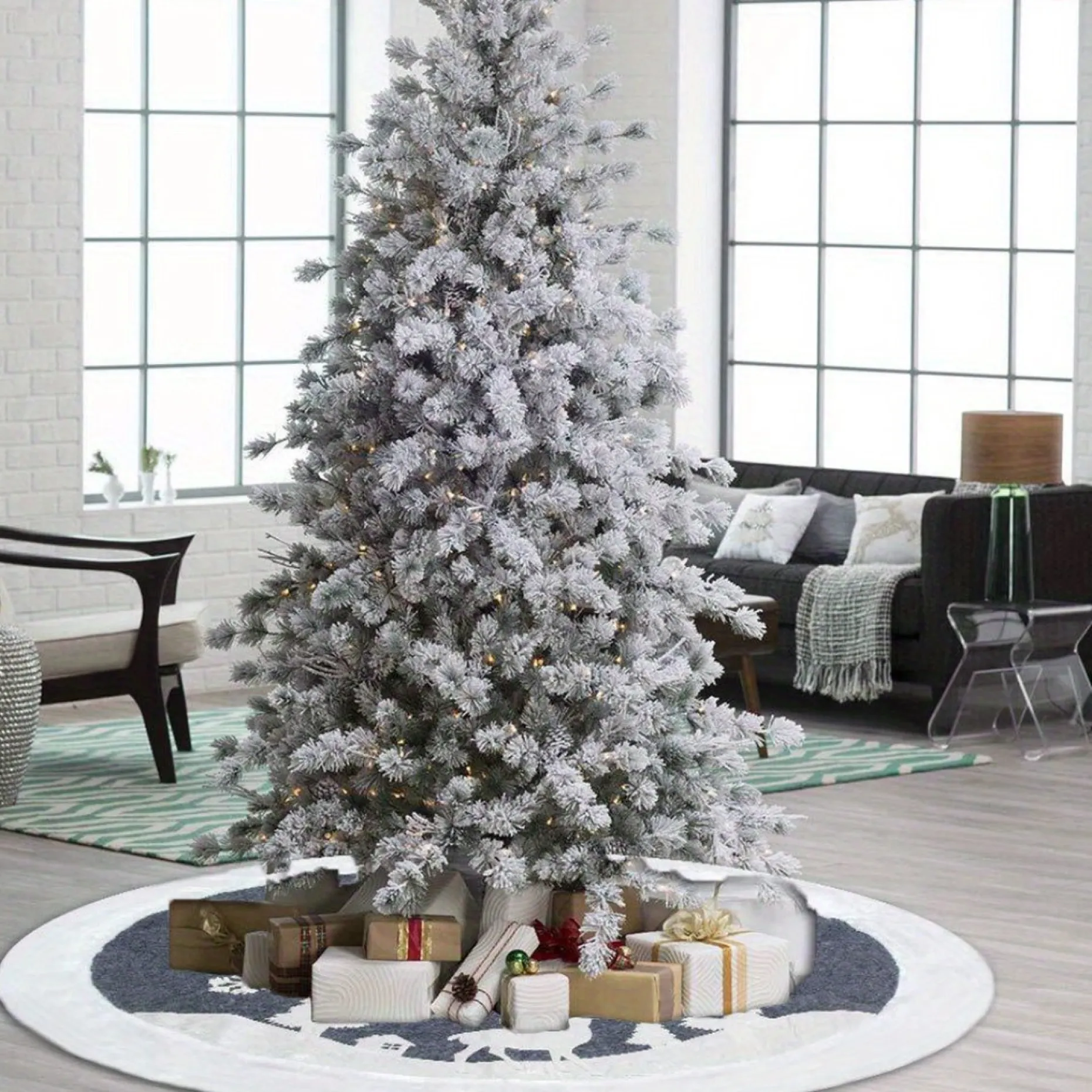 Arvona Kerstboomstandaarden^ Kerstboomkleed - Kerstboom Kleed - Kerstboommat - Mat - Rok - Christmas Tree - Kerstversiering - Kerst - Feestdagen - 90Cm