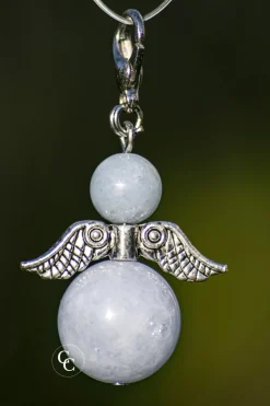 CC Beschermengel Aquamarijn ( Halfedelsteen ) , Chakra Engel , Geluksengel , Silverwing . ( Meerdere Varianten Beschikbaar !!! ) Aquamarijn, Silverwing New