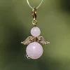 CC Beschermengel Rozenkwarts ( Halfedelsteen ) , Chakra Engel , Geluksengel , Goldwing . ( Meerdere Varianten Beschikbaar !!! ) Rozenkwarts, Goldwing Flash Sale