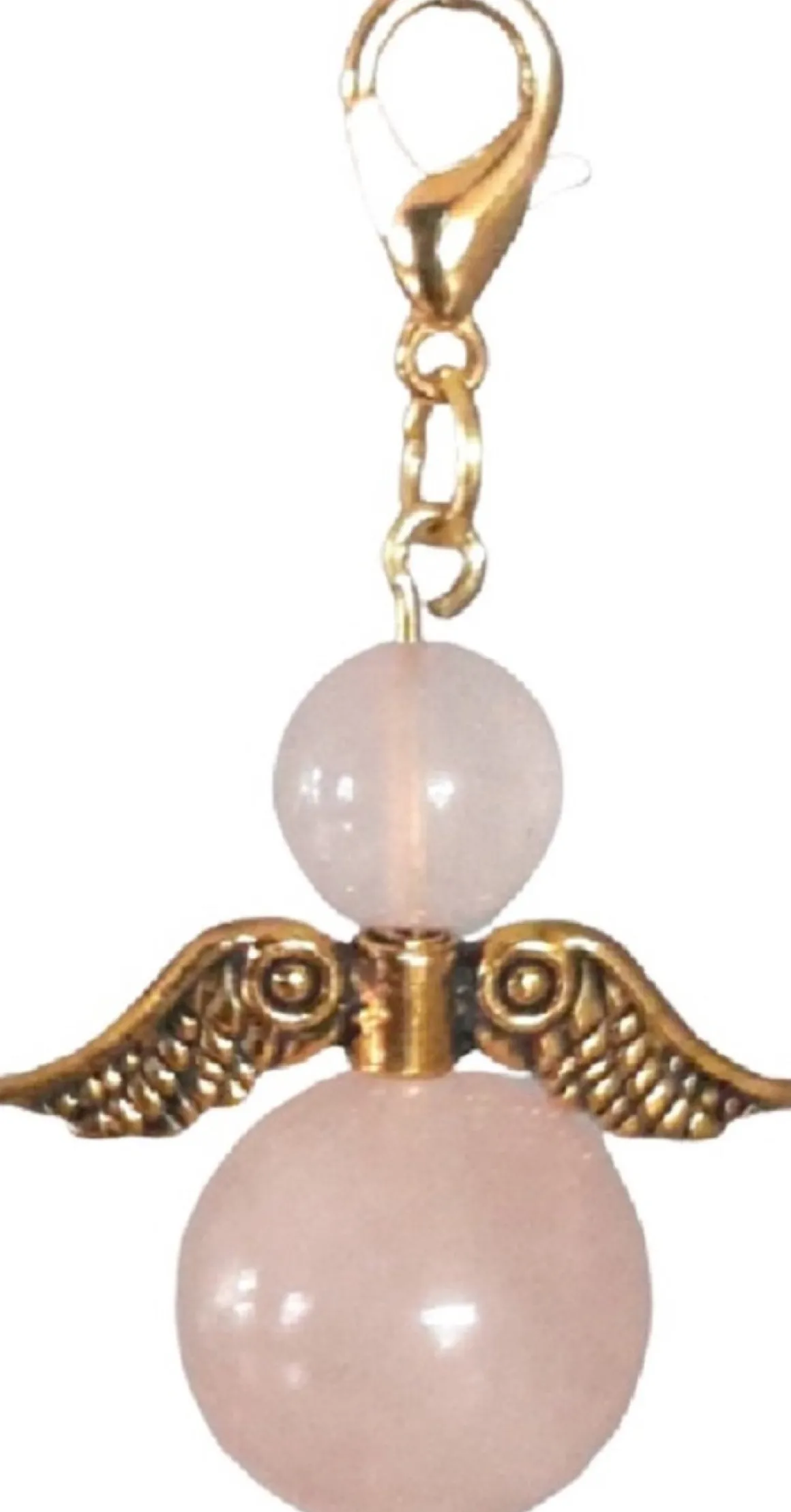 CC Beschermengel Rozenkwarts ( Halfedelsteen ) , Chakra Engel , Geluksengel , Goldwing . ( Meerdere Varianten Beschikbaar !!! ) Rozenkwarts, Goldwing Flash Sale