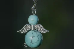 CC Beschermengel Turquoise , ( Turkoois , Halfedelsteen ) , Chakra Engel , Geluksengel , Silverwing . ( Meerdere Varianten Beschikbaar !!! ) Turquoise, Silverwing Shop