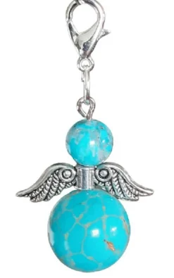 CC Beschermengel Turquoise , ( Turkoois , Halfedelsteen ) , Chakra Engel , Geluksengel , Silverwing . ( Meerdere Varianten Beschikbaar !!! ) Turquoise, Silverwing Shop