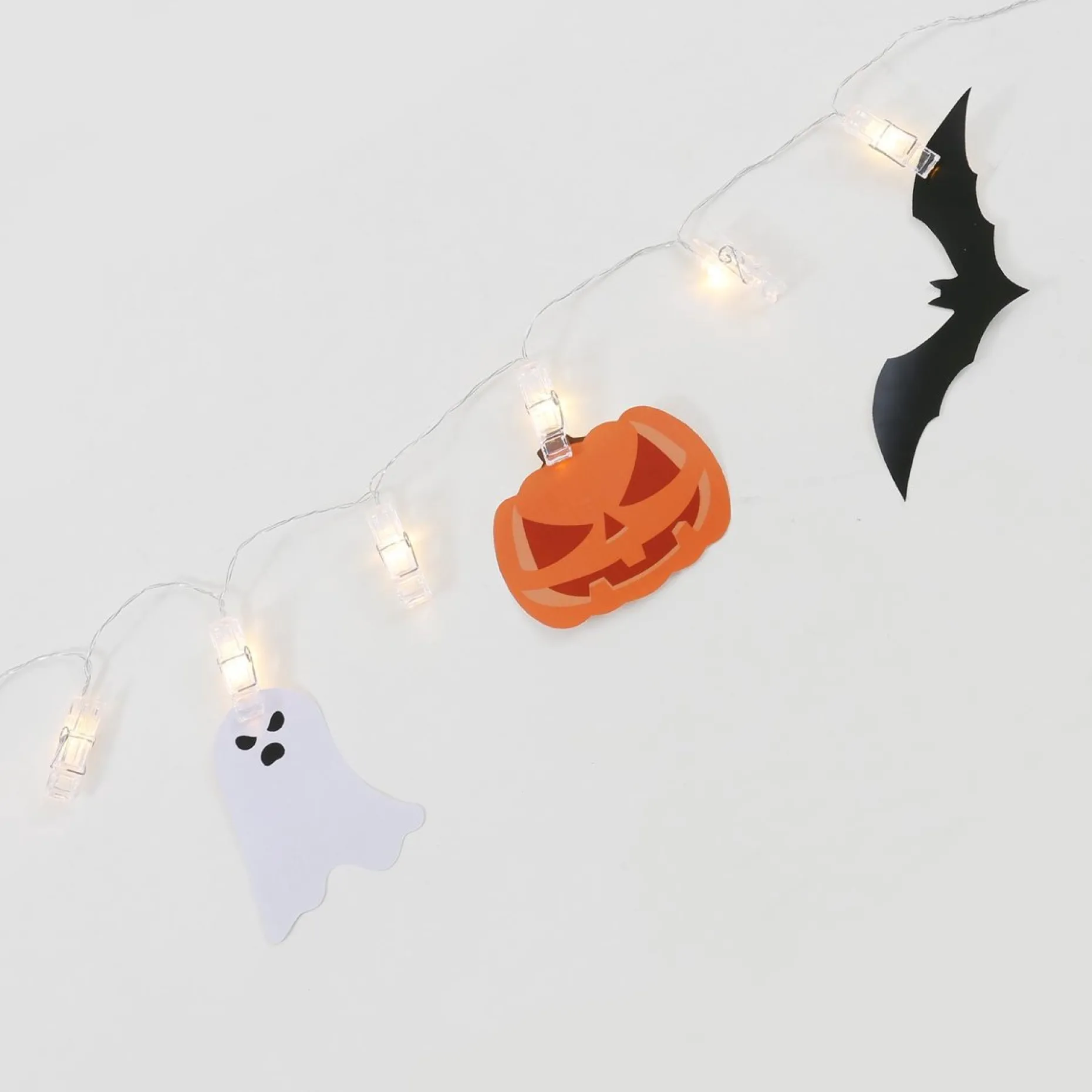 B.K.Licht Lichtgordijnen^ - Foto Lichtsnoer - Lichtslinger - Valentijn Cadeautje - Verlichting - Fotoclips - 40 Led's - L: 5M - Op Batterijen