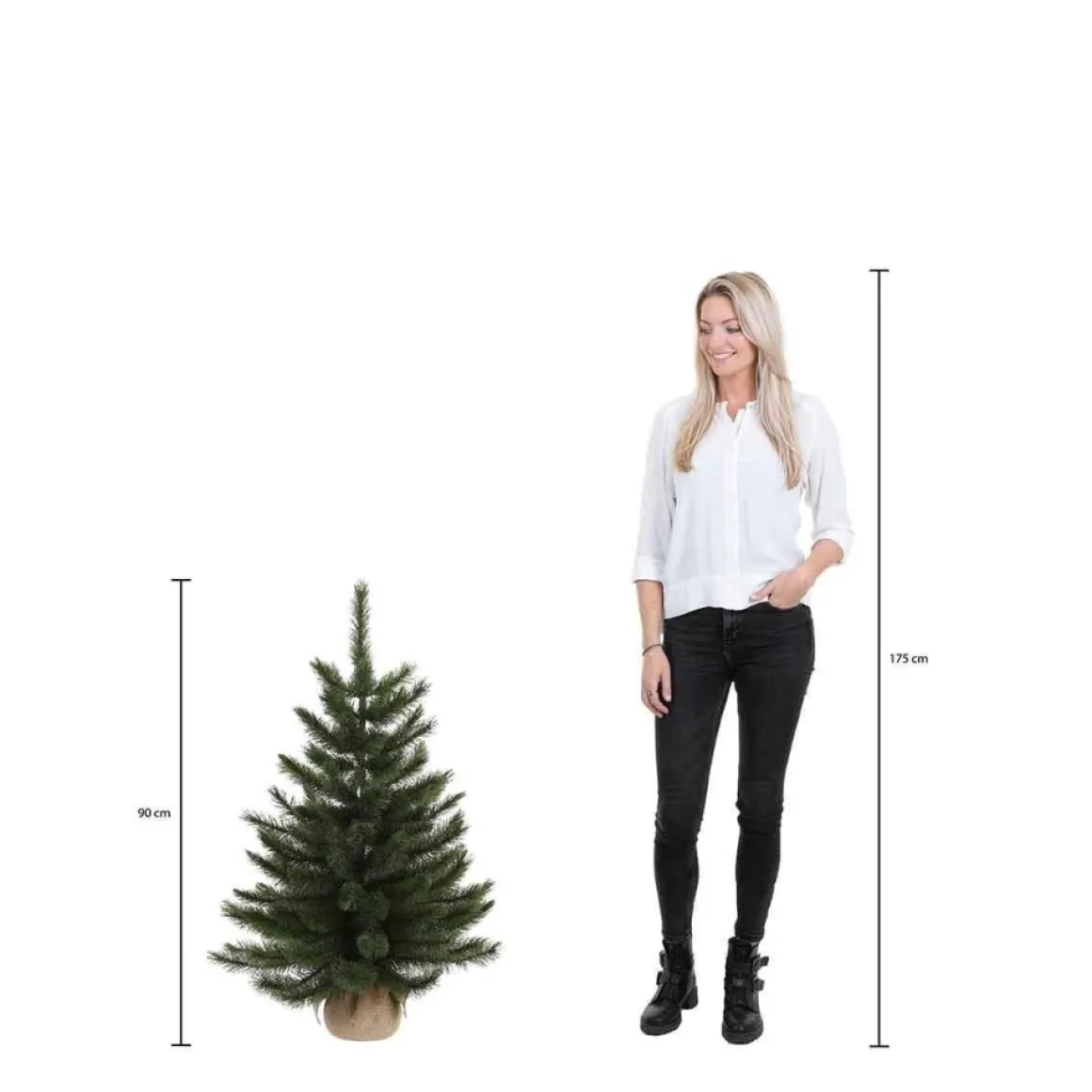 Black Box Kunstkerstboom Springfield Pine Maat In Cm: 90 X 38 Groen Store