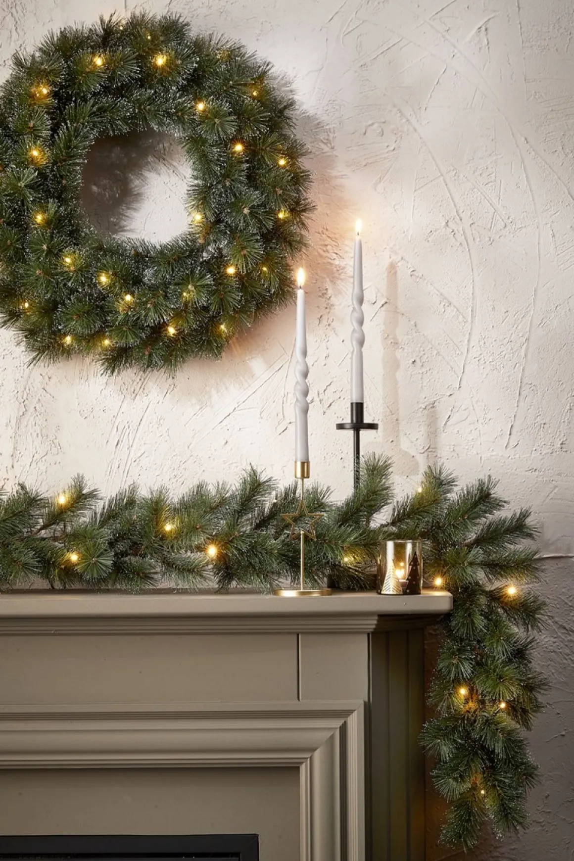 Black Box Trees Glendon Guirlande Met Led Verlichting - L270 Cm - Groen Online