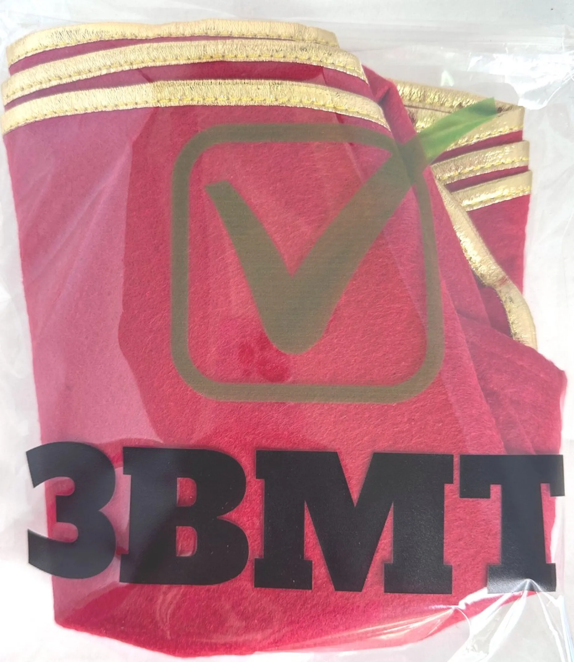 3 BMT Kerstboomstandaarden^3Bmt Kerstboomkleed - Kerstboomrok - Rood - 90 Cm
