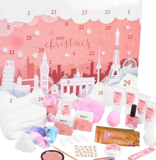 Brubaker Adventskalenders^ Cosmetics Beauty Advent Kalender 2023 - De Xxl Wellness Kerstkalender Voor Vrouwen En Meisjes - 24 X Lichaamsverzorging Producten & Spa Accessoires - Bezienswaardigheden