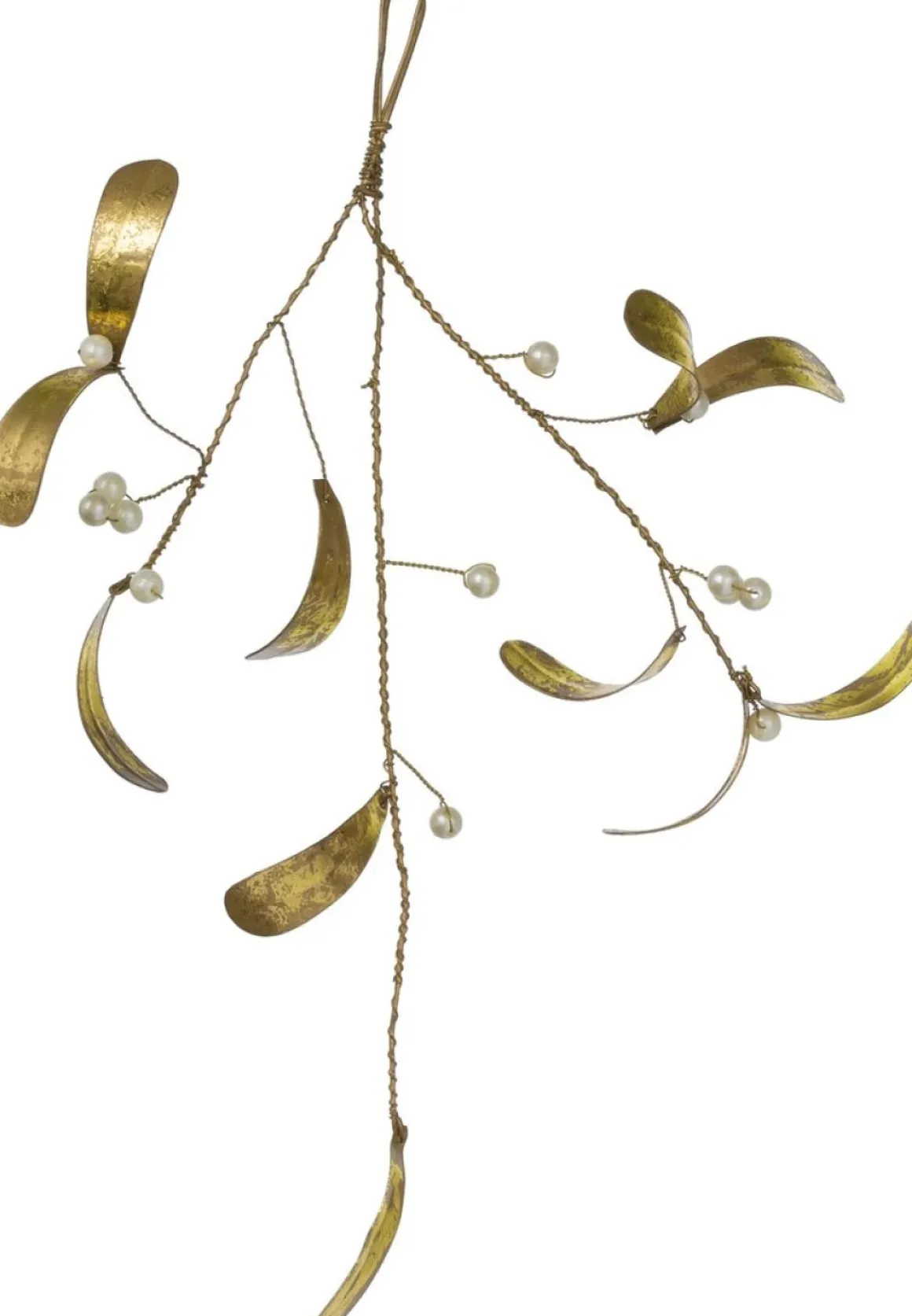Bungalow Gouden Mistletoe 30 Cm Fashion