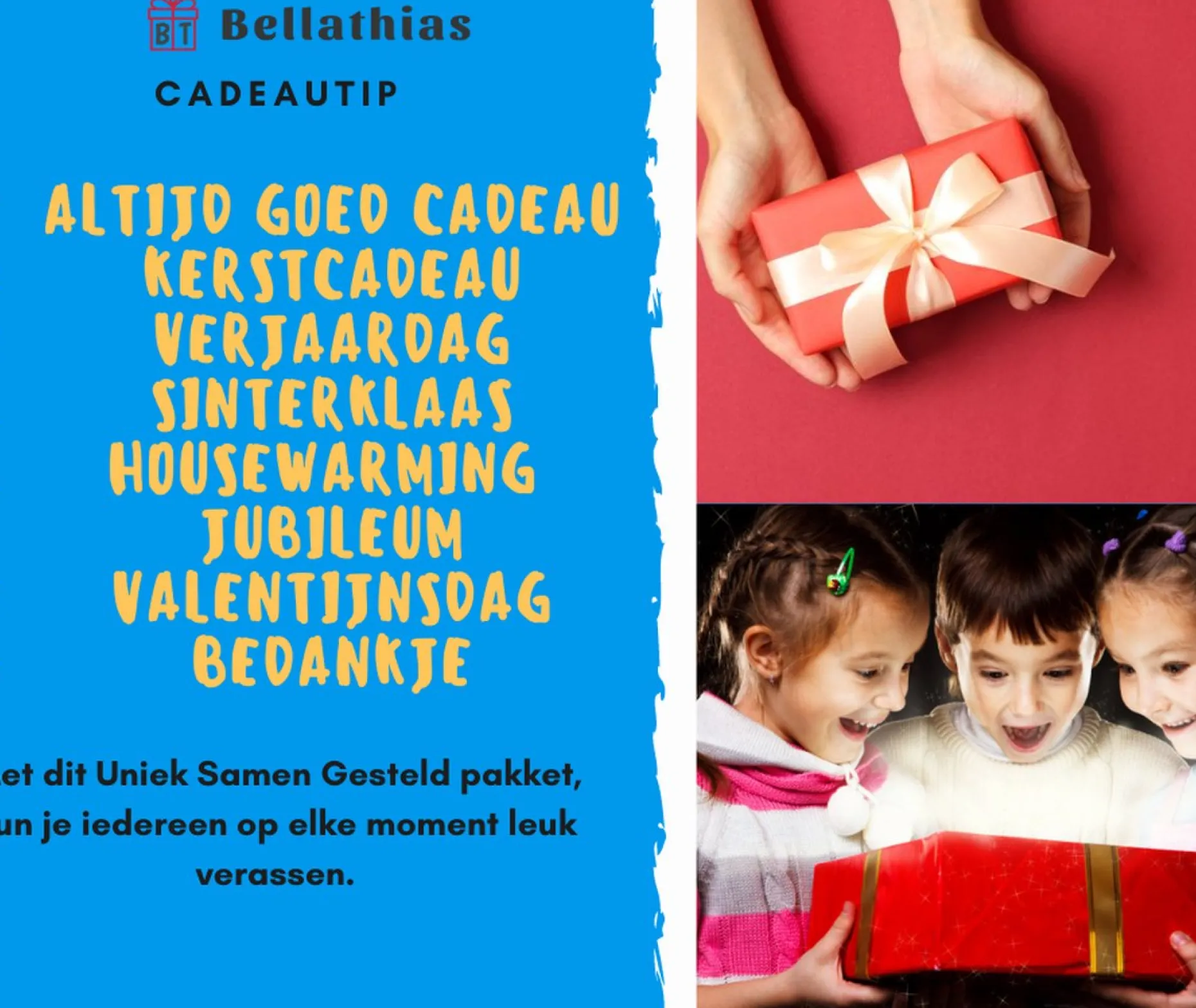 Bellathias Kerstpakketten^Cadeaupakket Filmpakket Xl – Leuke Cadeau - Pathe Thuis – Geschenkset – Geschenkpakket – Met Film Voucher