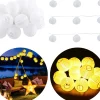 Cheqo Lichtslangen^® Lampionnen Slinger - Feestverlichting - Lichtslang - Lichtslinger Lampion - Lampionnen Met Verlichting - Warm Wit - 10.75 Meter - 20 Lampions