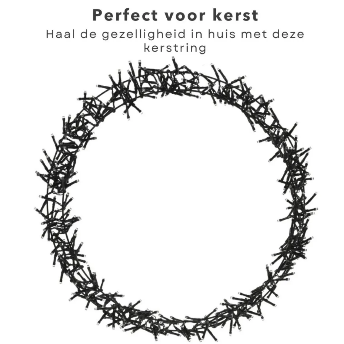 Cheqo ® Lichtgevende Kerstkrans - Kerstring - Kerstverlichting - Kerstdecoratie - 500 Led - O58Cm - 8 Lichtfuncties - Voor Binnen En Buiten Cheap