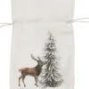 Clayre u0026 Eef Clayre & Eef Decoratie Hanger Rendier 10*15 Cm Beige Synthetisch Rechthoek Kersthanger Kerstboomversiering Shop