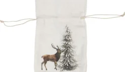 Clayre u0026 Eef Clayre & Eef Decoratie Hanger Rendier 10*15 Cm Beige Synthetisch Rechthoek Kersthanger Kerstboomversiering Shop
