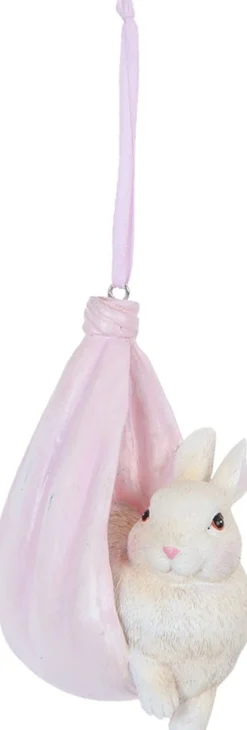 Clayre u0026 Eef Clayre & Eef Hanger 5X7X10 Cm Roze Kunststof Konijn Paasdecoratie Hot