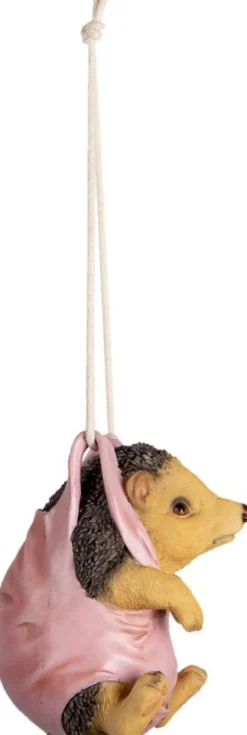 Clayre u0026 Eef Clayre & Eef Kersthanger Egel 13X10X17 Cm Bruin Roze Kunststof Kerstbal Cheap