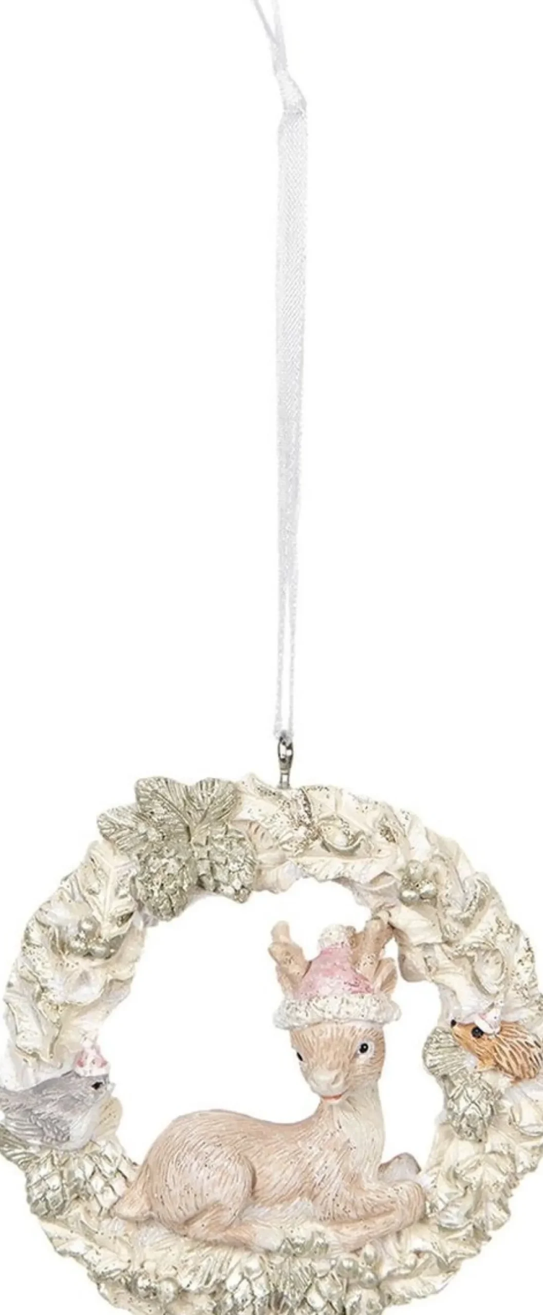 Clayre u0026 Eef Clayre & Eef Kersthanger 7X2X8 Cm Kunststof Rond Kerstbal Online