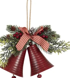 Clayre u0026 Eef Clayre & Eef Kersthanger 23X8X18 Cm Rood Ijzer Kerstdecoratie Sale
