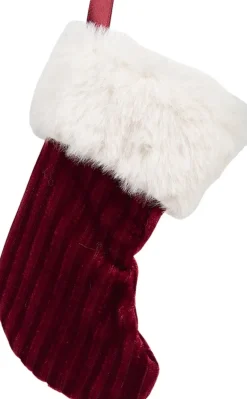 Clayre u0026 Eef Clayre & Eef Kerstsok 13 Cm Rood Synthetisch Flash Sale