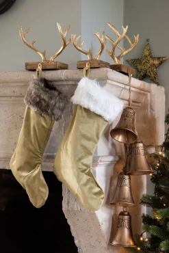 Clayre u0026 Eef Clayre & Eef Kerstsok Kerstsok 45 Cm Bruin Synthetisch Store