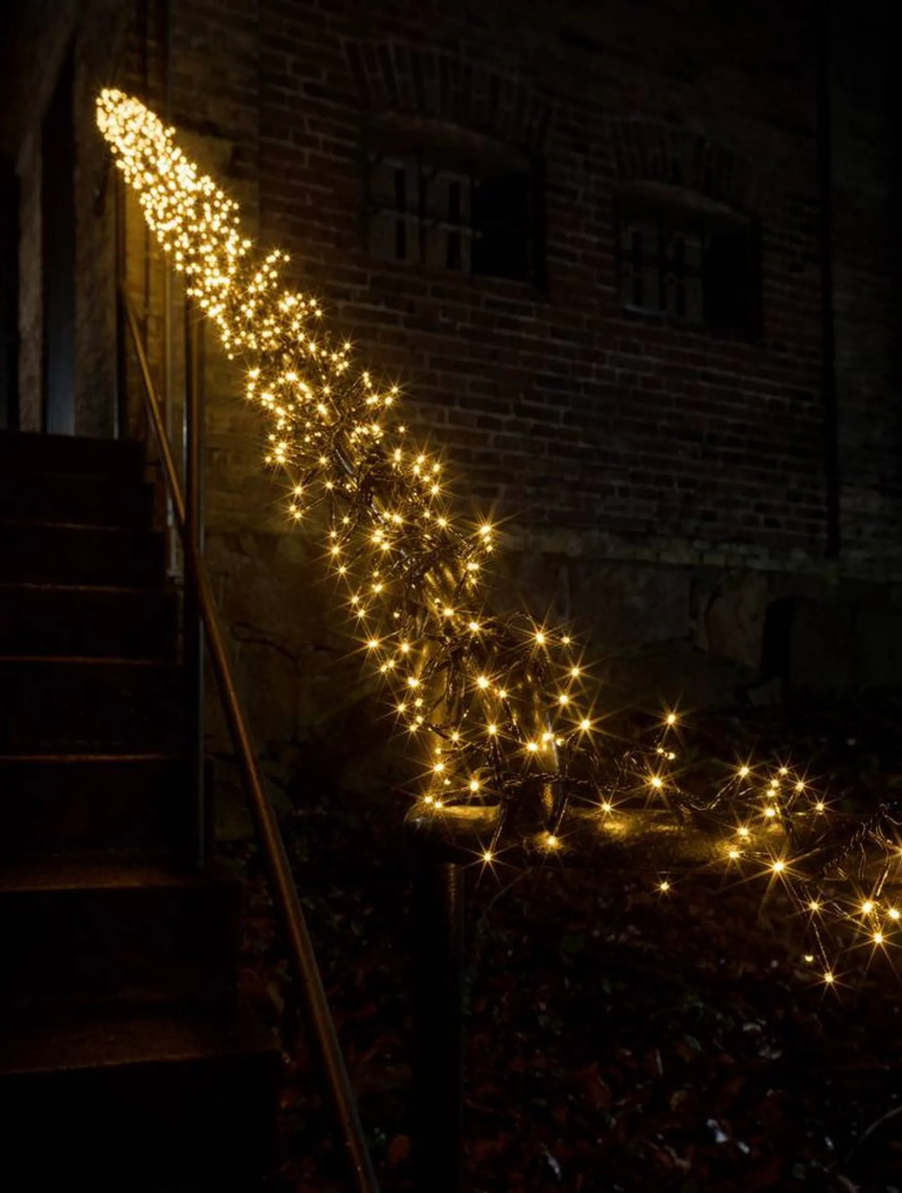Konst Smide Kerstlichtsnoeren^Clusterverlichting Voor Binnen En Buiten - 8 Functies - 960 Leds – 2100K Amber – 7,2 Meter – Kerstverlichting – Ip44 – Incl. Transformator