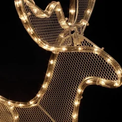 DecorativeLIghting Verlichte Kerstfiguren^Decorative Lighting 3D Rendieren Met Slee - 2 Meter