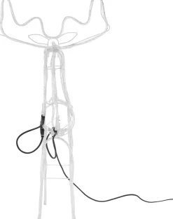 DecorativeLIghting Verlichte Kerstfiguren^3D Rendier Lichtslang Met Draaiende Kop (90Cmx86Cm)Decorative Lighting