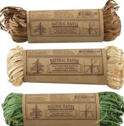 Esschert Design Raffia In 3 Kleuren (1 Stuk) Assorti New