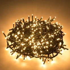 Fedec Kerstboomverlichting^ 500 Leds Kerstverlichting Binnen En Buiten- 15 Meter - Clusterverlichting - Warm Wit