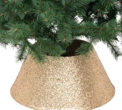 Feeric lights u0026 Christmas Kerstboomstandaarden^Feeric Lights And Christmas Kerstboomrok Goud - 56 Cm- Voor Boom 180Cm