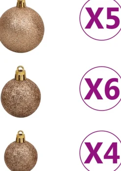 Furniture Limited - Kerstboom Met Led's En Kerstballen Smal 240 Cm Roze Shop