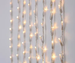 DecorativeLIghting Lichtgordijnen^Gordijnverlichting - 320Led - 100X200Cm - Warm Wit