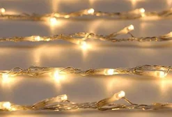 DecorativeLIghting Lichtgordijnen^Gordijnverlichting - 320Led - 100X200Cm - Warm Wit