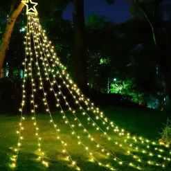 Groenovatie Verlichte Kerstfiguren^ Led Kerstverlichting Lichtketting - Kerstboom - 320 Lampjes - 4 X 3 Meter - Warm Wit