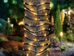 Grundig Lichtslangen^ Lichtsnoer - Solar - 100 Led's - Warm Licht - 10 Meter