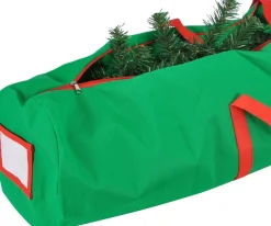 Hi Kerstspullen Opbergers^ Kerstboom Opbergzak/Opbergtas - Groen - Voor Kleine Kerstbomen - Tot 150 Cm