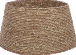 House of Seasons Kerstboomstandaarden^ Kerstboomrok - H26 X O50 Cm - Zeegras - Naturel Bruin