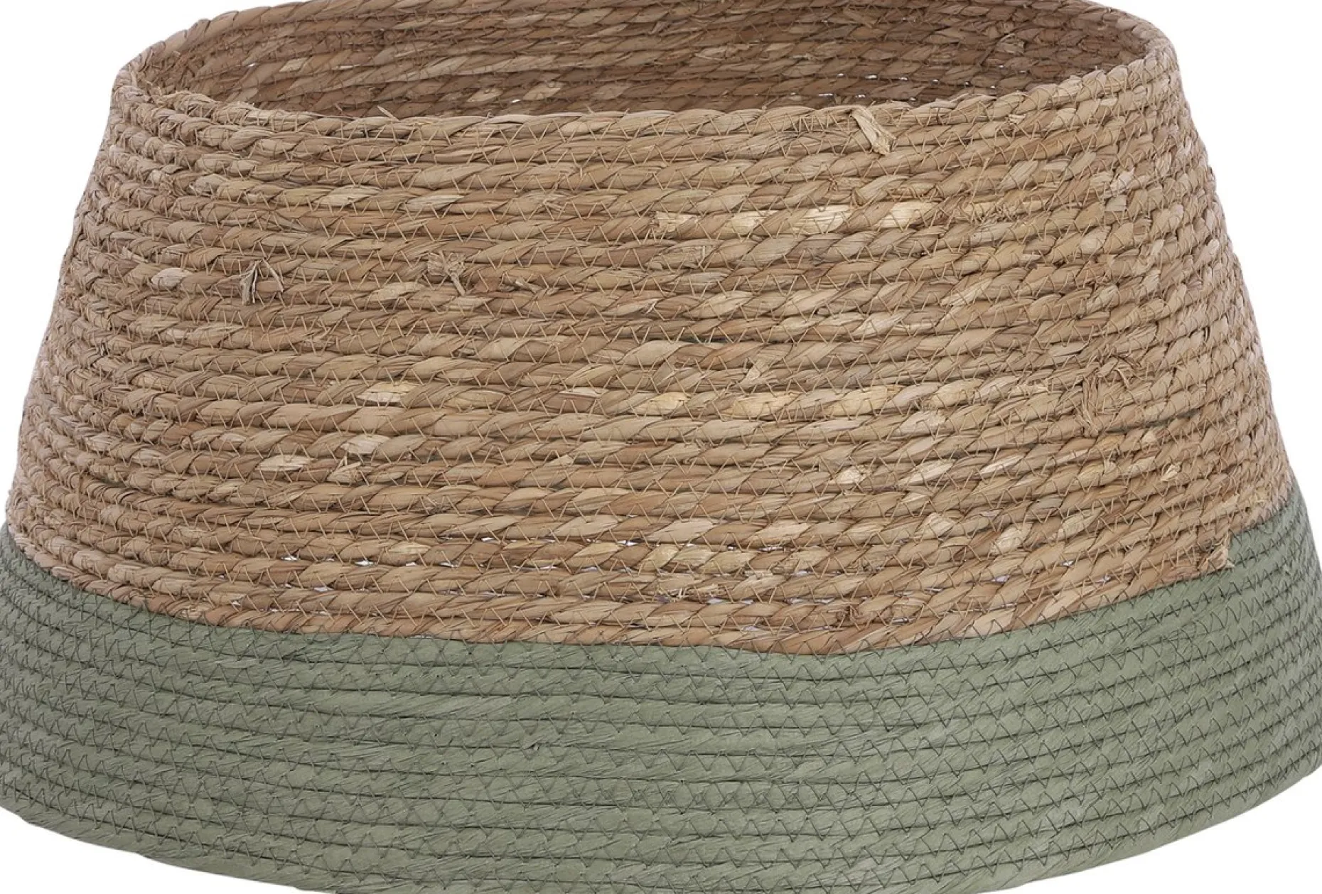 House of Seasons Kerstboomstandaarden^ Kerstboomrok - H26 X O50 Cm - Zeegras Groen