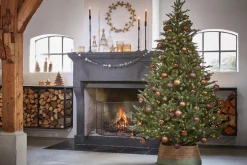 House of Seasons Kerstboomstandaarden^ Kerstboomrok - H26 X O50 Cm - Zeegras Groen