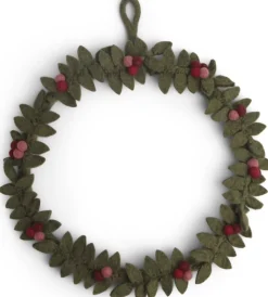 * Hulst & Besjes Kerstkrans Van En Gry & Sif - Fair Trade Gemaakt Van Vilt Flash Sale