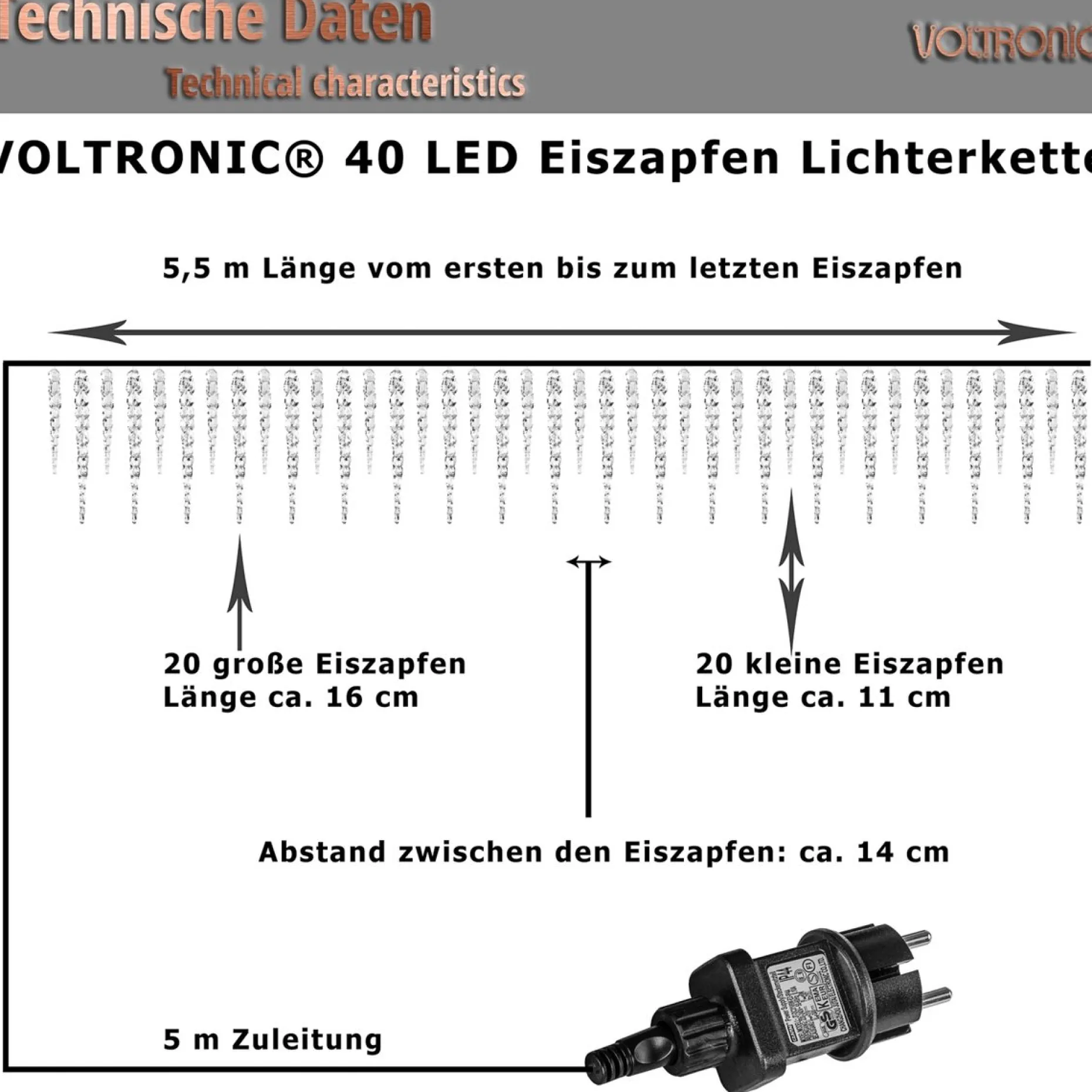 Trend24 Lichtgordijnen^Ijspegel Verlichting Buiten - Kerstverlichting - Kerstverlichting Ijspegel Buiten - Kerstverlichting Binnen - 5.5 M