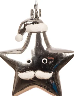 Everlands Kunstkerstbomen^Imperial Kant En Klare Kerstboom Inclusief Versiering - 60Cm Hoog - 10 Ornamenten - Groen Zilver