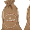 J-Line Zak Kerst Frans Jute Naturel Medium Assortiment Van 2 Shop