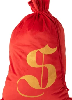 J-Line Zak Kerst S Velvet Rood Large Best Sale