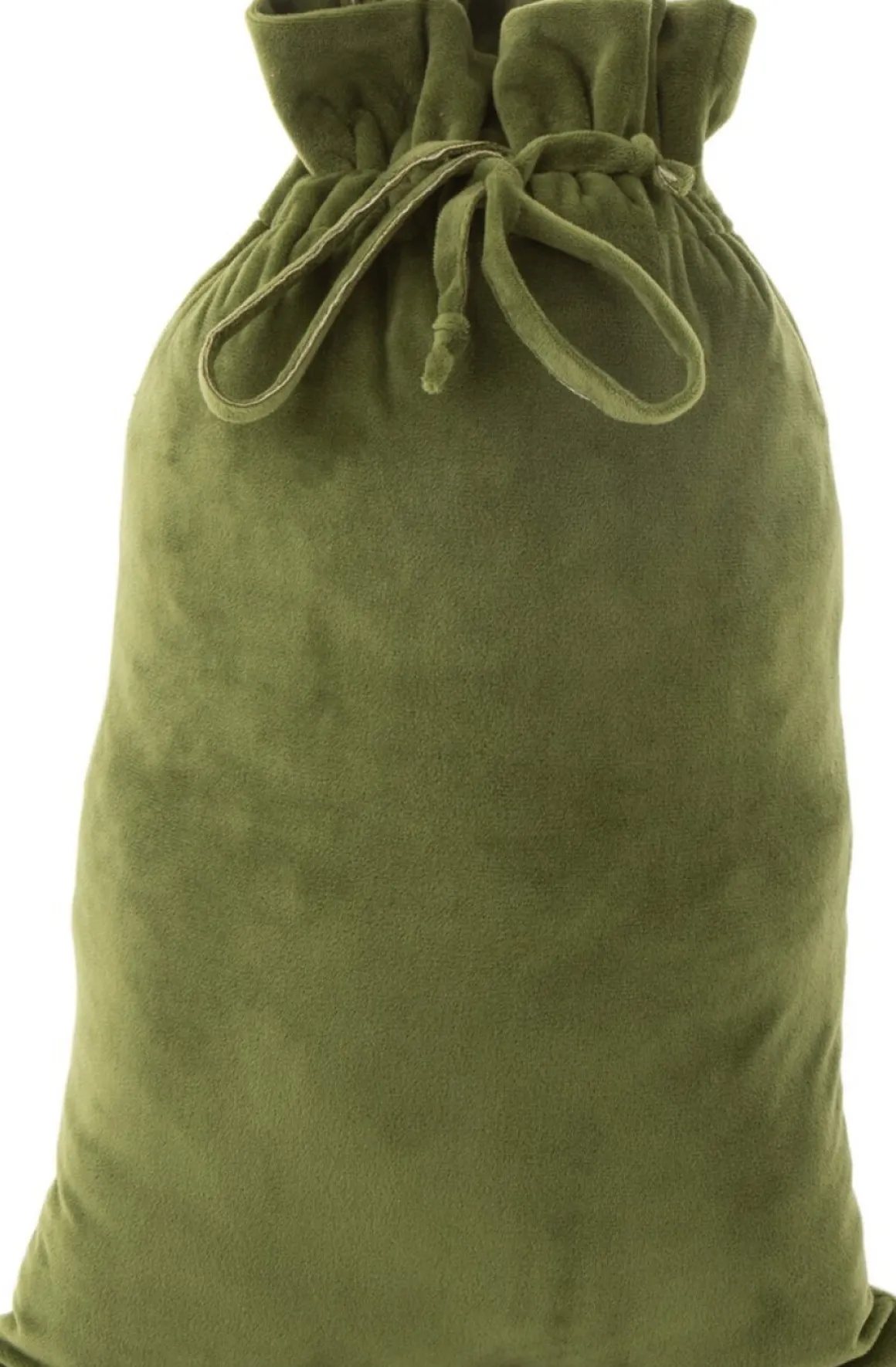 J-Line Zak Kerst Velvet Kaki Groen Medium - 4 Stuks Sale